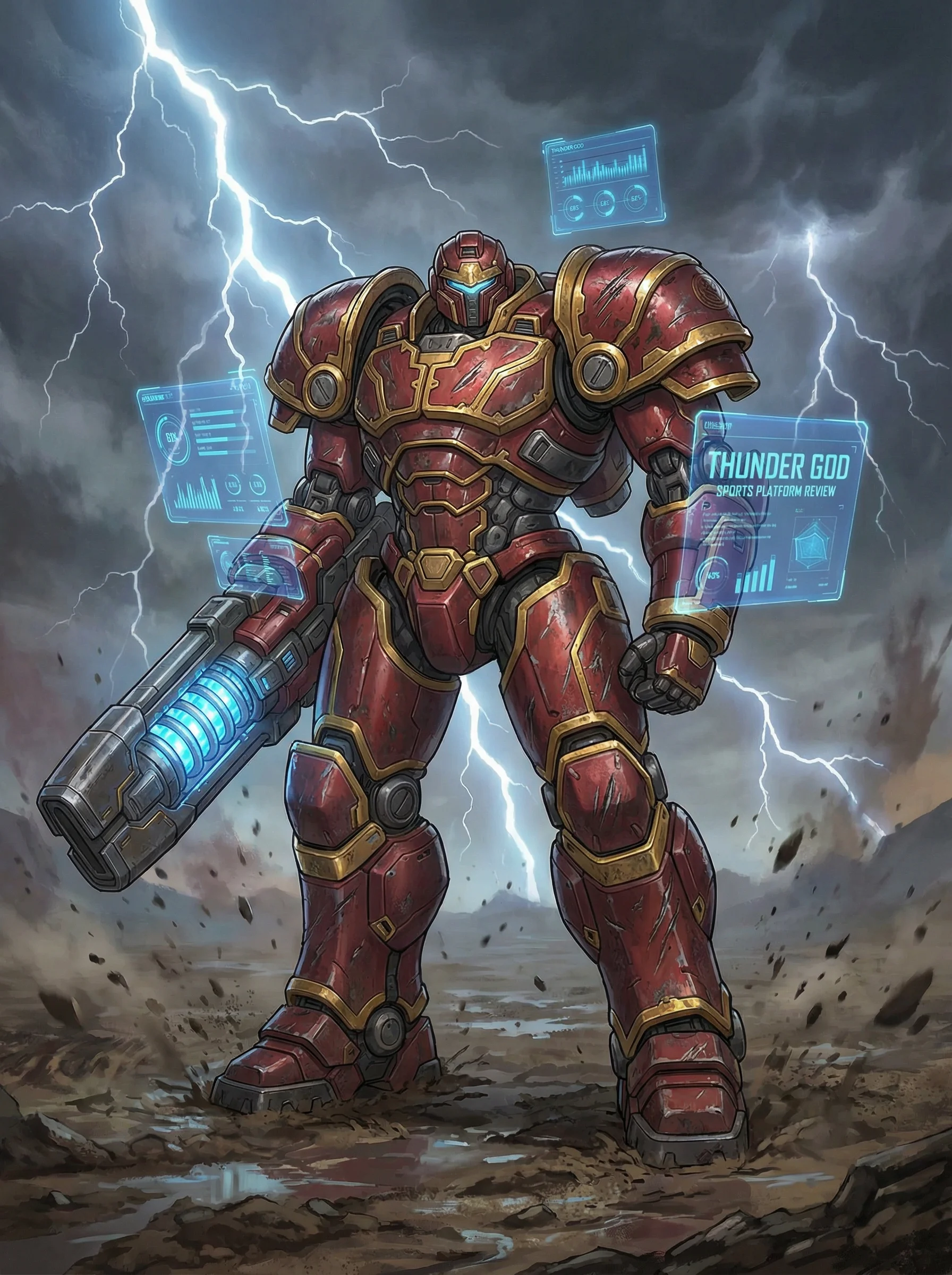 万博体育平台评测-雷神号机甲设定图